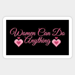 Women Can Do Anything Sticker